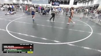 138 lbs Champ. Round 2 - Taylor Francis, Beat The Streets Chicago-Midway vs Kirk Wilson, Midwest Destroyers Wrestling Club