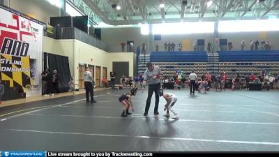 50 lbs Semifinal - Nasir White, SMWC Wolfpack vs Gabriel Beltran, The Compound