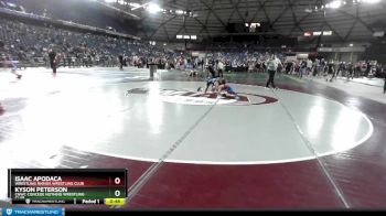 106 lbs Semifinal - Kyson Peterson, CNWC Concede Nothing Wrestling Club vs Isaac Apodaca, Wrestling Rhinos Wrestling Club