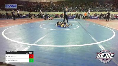 70 lbs Quarterfinal - Rhett Smith, Hinton Takedown Club vs Uriah Garcia, Panhandle RTC