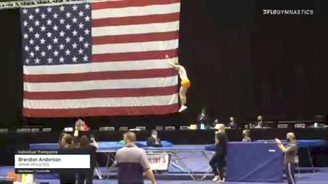 Brandon Anderson - Individual Trampoline, SPARK ATHLETICS - 2021 USA Gymnastics Championships