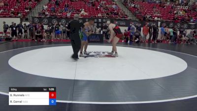 92 kg Cons 32 #2 - Gage Runnels, Interior Grappling Academy vs Roman Corral, Tucson Badger Wrestling Club