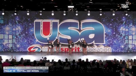 Finalist #2 - Foothill High School [2026 JV Song/Pom Advanced -- Small (5-9) Day 5] 2026 USA Spirit Nationals & Collegiate Championships