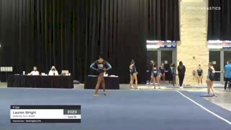 Lauren Wright - Floor, Stallone Gym #449 - 2021 USA Gymnastics Development Program National Championships