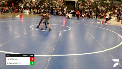 123 lbs Round 1 - JaMeer Williams, Ready RP vs Isaac Samuelson, Oakley Wrestling Club