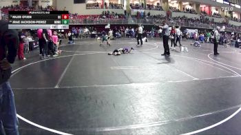 45 lbs Cons. Round 4 - Jrae Jackson-Perez, Midwest Destroyers Wrestling Club vs Niles Otjen, Battle Creek