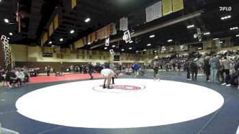 215 lbs Champ. Round 2 - Nathaniel Flores, Paloma Valley vs Armando Alvarado, Lakeside