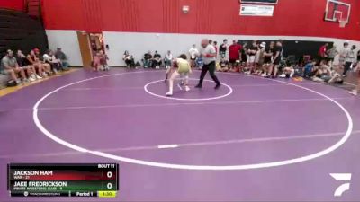 133 lbs Round 4 (6 Team) - Jackson Ham, WAR vs Jake Fredrickson, Pirate Wrestling Club