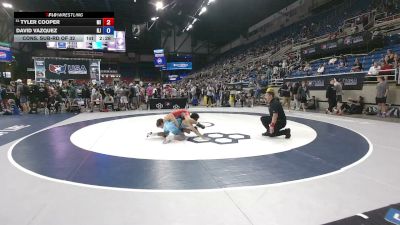 120 lbs Cons. Sub-rd Of 32 - Tyler Cooper, Michigan vs David Vazquez, New Jersey