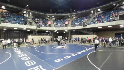 120 lbs Quarterfinal - Isaac Wood, Carterville vs Lukas Thompson, Glenbard North