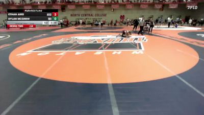 125 lbs Cons. Round 2 - Dylan McGrew, Illinois Wesleyan vs Ethan Aird, Augsburg