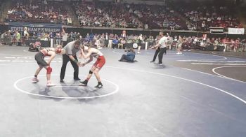 D 1 120 lbs Cons. Round 1 - Jude Flint, Parkway vs Cooper Steele, Riverdale