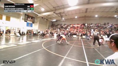 80 lbs Rr Rnd 2 - Liam Dyches, Bartlesville Wrestling Club vs Ryker Baker Campbell, Sperry Wrestling Club