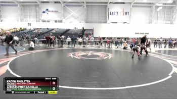 62 lbs Cons. Round 3 - Christopher Carella, Brockport Jr. Blue Devils Wrestling Club vs Kaden Paoletta, Wolfpack Wrestling Club (Far Western)