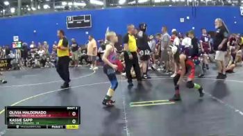 75 lbs Round 1 (6 Team) - Kassie Sapp, The Funky Singlets vs Olivia Maldonado, Hastings Wrestling Academy