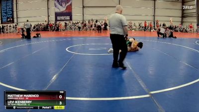 110 lbs Rd# 4- 2:00pm Friday Final Pool - Levi Ikenberry, VA Team Predator vs Matthew Marenco, Maryland GOLD