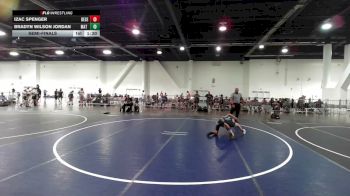 98 lbs Semifinal - Izac Spenger, Desert Dogs WC vs Bradyn Wilson Jordan, Mat Demon WC