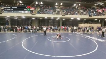 100 lbs Champ. Round 2 - Kaci Eller, Midwest Central vs Amadahy Torres, Kaneland
