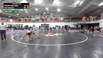 157 lbs Round 3 (10 Team) - Jovanny Arellanes, Colby Community College vs Whit Nichols, William Woods University