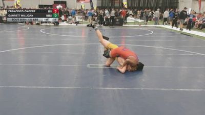 150 lbs Cons. Rd Of 32 - Garrett Milligan, Massa's Maniacs vs Francisco Onofre, Alpha Wrestling Academy