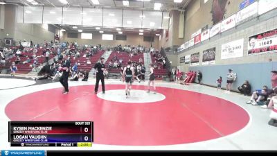 114 lbs Round 3 - Kysen MacKenzie, Grizzly Wrestling Club vs Logan Vaughn, Grizzly Wrestling Club