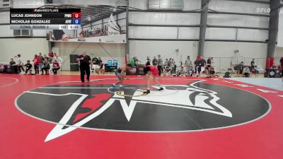 57 kg Cons. Round 3 - Lucas Johnson, PVWC vs Nicholas Gonzalez, Air Force Regional Training Center