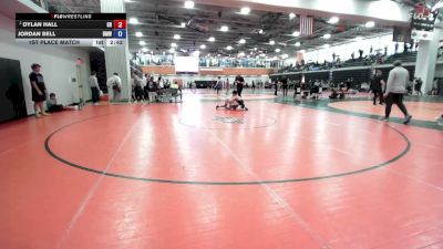 132 lbs 1st Place Match - Dylan Hall, Greater Heights vs Jordan Bell, Blue Monday Wrestling