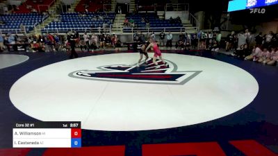 115 lbs Cons 32 #1 - Anna Williamson, MI vs Iliana Castaneda, AZ