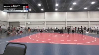 49 lbs Cons. Semis - Reginald Norwood, Hoke Forge vs Benny Rasberry, Okaloosa Wrestling Academy