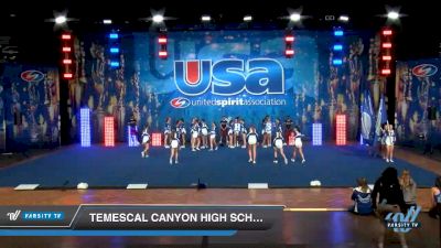 Temescal Canyon High School [2019 Super Varsity Show Cheer Intermediate (21-36) Day 1] 2019 USA Spirit Nationals