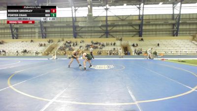165A lbs Rr Rnd 3 - Boeden Greenley, Ndsu vs Porter Craig, Ndsu