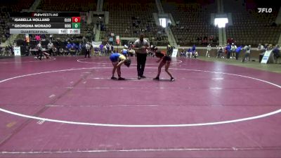 1-5A 132 Quarterfinal - Isabella Holland, Cleburne County vs Georgina Morado, Beauregard HS