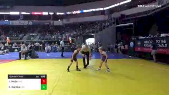 55 lbs Quarterfinal - Julien Mejia, Chickasha Youth Wrestling vs Bash Barnes, King Select