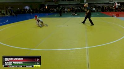 70 lbs Champ. Round 1 - Tucker Anderson, Owatonna vs Brecken Jakubiec, Rocori