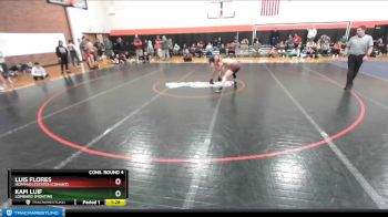120 lbs Cons. Round 4 - Luis Flores, Hoffman Estates (CONANT) vs Kam Luif, Lombard (MONTINI)