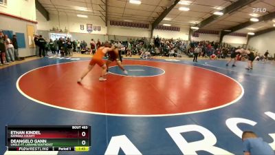215B Cons. Round 3 - Ethan Kindel, Natrona County vs DeAngelo Gann, Lingle-Ft. Laramie/Southeast