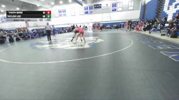 130 lbs Champ. Round 2 - Faith Bree, Redondo Union vs Taylor Lee, Garces Memorial