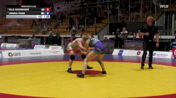 62kg Round 5 - Ella Doornaert, London-Western Wrestling Club vs Annika Fines, Dinos Wrestling Club