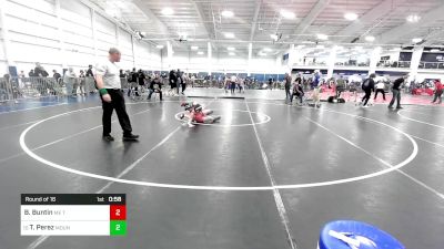 81 lbs Round Of 16 - Brock Buntin, ME Trappers WC vs Tony Perez, Mount Anthony VT