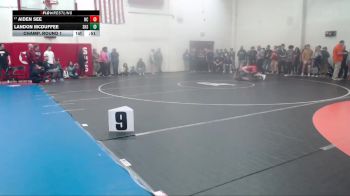 157 lbs Champ. Round 1 - Aiden See, Hanover Central vs Landon McDuffee, Shenandoah High School