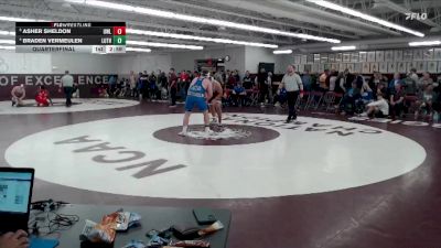 285 lbs Quarterfinal - Asher Sheldon, UW - La Crosse vs Braden Vermeulen, Luther