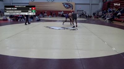 197 lbs Quarterfinal - Jackson Brinker, Cornell College vs Gaige Allen, Grand View (Iowa)
