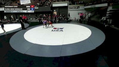 105 lbs Savannah Choi, SDIKWA - San Diego-Imperial Kids Wrestling Association vs Flora Urue Morales, KTWA-Kings-Tulare Wrestling Association