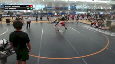 157 lbs Cons. Round 8 - Luke Manghisi, Unattached vs Michael Dickinson, All American TC