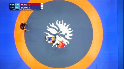 97 kg 1/8 Final - Tuerxunbieke Muheite, China vs Magomedgadji Nurov, North Macedonia