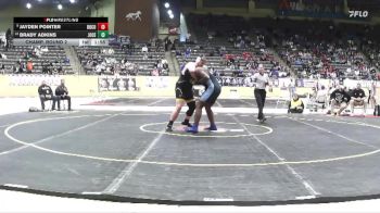 285 lbs Champ. Round 2 - Jayden Pointer, Boone County vs Brady Adkins, Johnson Central