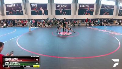 60-65 lbs Cons. Round 1 - Keller Ward, Texas Elite Wrestling Club vs Case Campbell, Wildcat Wrestling Club