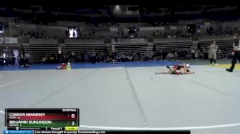 95 lbs Semis (4 Team) - Connor Hennessy, Pierz vs Benjamin Gunlogson, UNITED