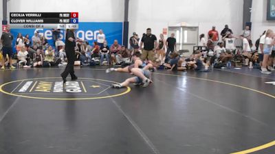 63 kg Consi Of 4 - Cecilia Verrilli, PA West Yellow - W vs Clover Williams, PA West Black - W