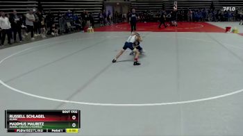 60 lbs Cons. Round 2 - Russell Schlagel, HLWW vs Maximus Mauritz, Dassel-Cokato-Litchfield